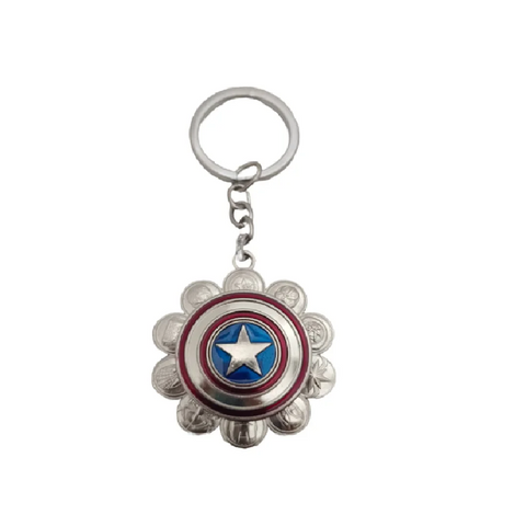 Captain America Spinner Keychain