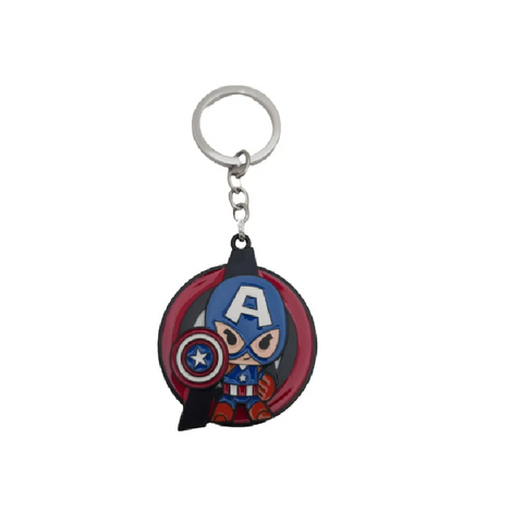 Captain America Spinner Keychain