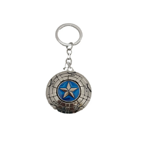 Captain America Spinner Keychain