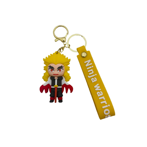 Rengoku Rubber Keychains